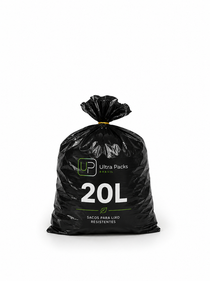 Saco de lixo reforçado 20 litros Ultra Packs Brasil